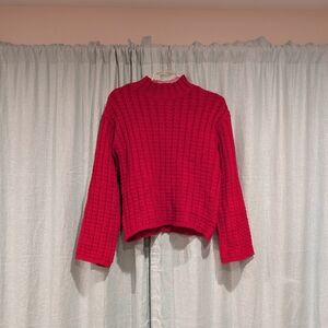 St. John's Bay Vibrant Red Knit Sweater